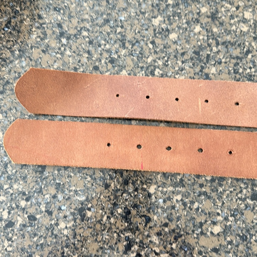 Two belts in one with Butterfly Rhinestone Buckle - Picture 7 of 9